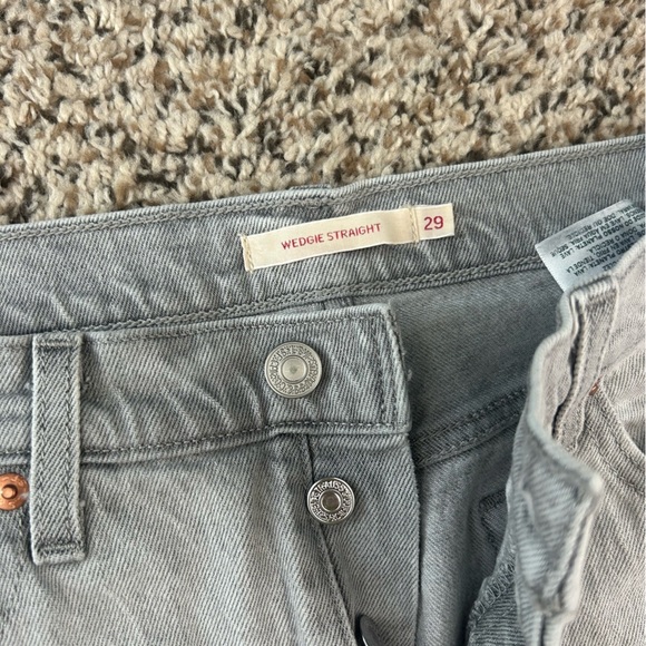 Levi’s Wedgie Straight Cropped Jean - Gray wash, 29 - Picture 2 of 4
